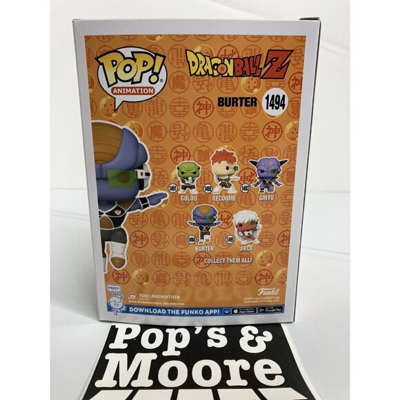 Funko Pop! Dragon Ball Z: Burter 1494 Exclusive Limited Edition Figure Brand New - Picture 4 of 9